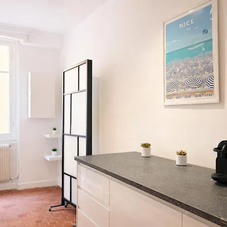 דירה Charme Du Vieux-nice - Cocon Lumineux A 100 M De La ניס